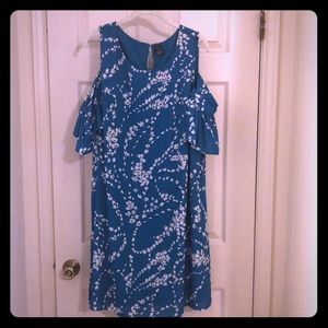 Cold shoulder sheath dress